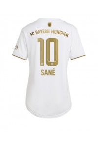 Bayern Munich Leroy Sane #10 Fotballdrakt Borte Klær Dame 2022-23 Korte ermer